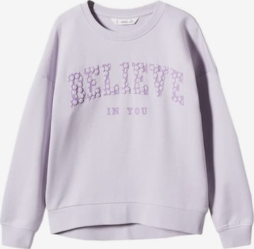 MANGO KIDS Sweatshirt 'Dublini' in Lila: predná strana