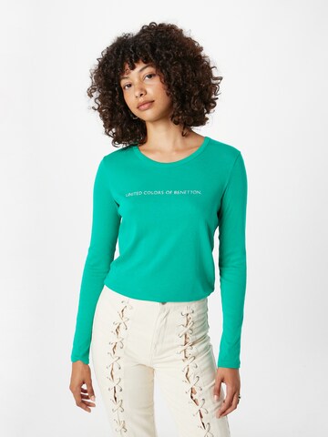 T-shirt UNITED COLORS OF BENETTON en vert : devant