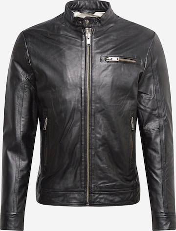 SELECTED HOMME Prehodna jakna | črna barva: sprednja stran