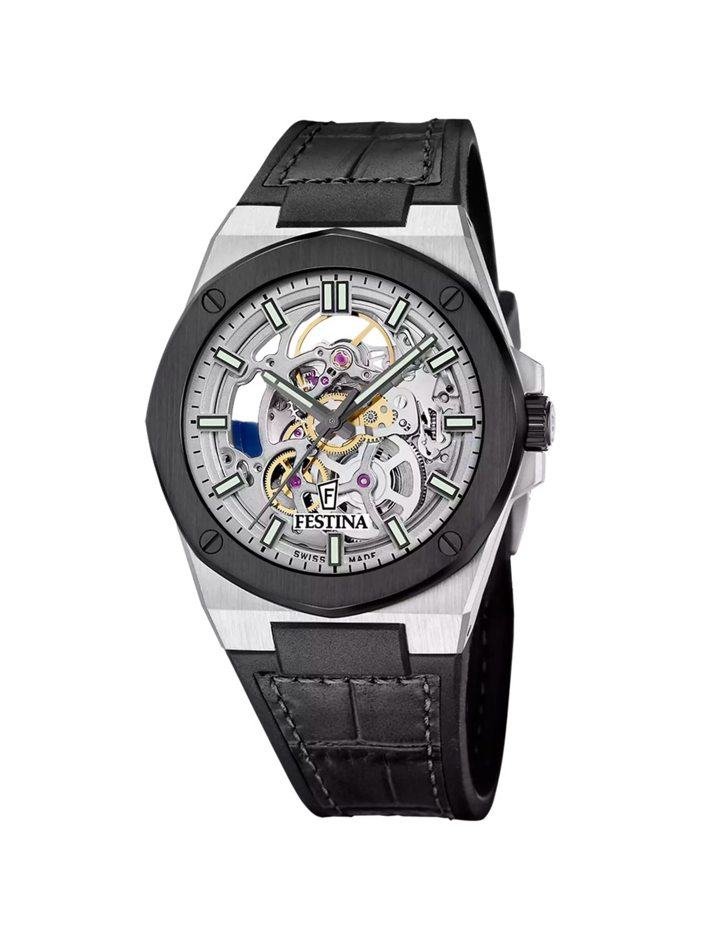 FESTINA - Reloj analógico en plata: frente