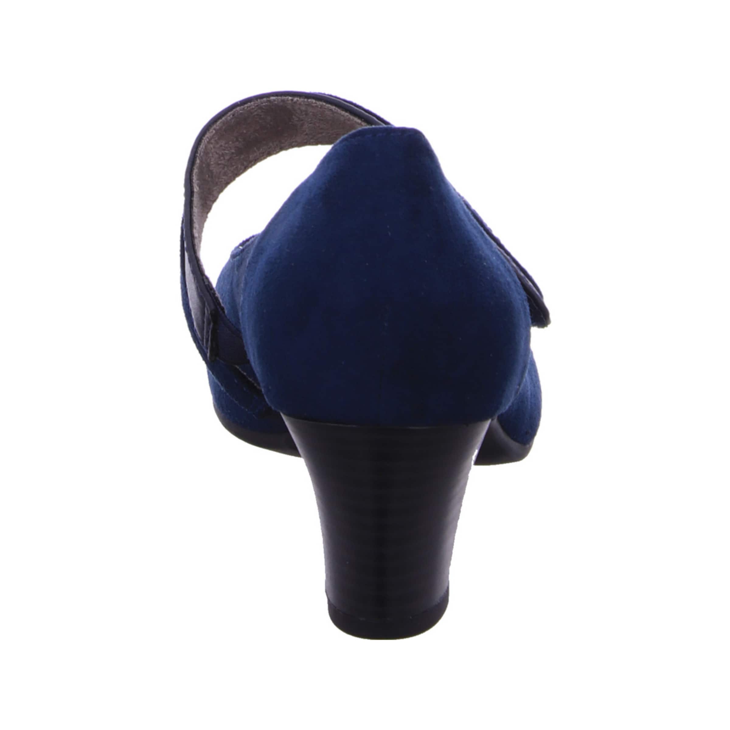 JANA Лодочки с открытой пяткой в Синий