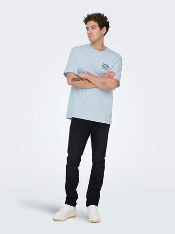 Only & Sons Shirt 'ONSMILO' in Blue