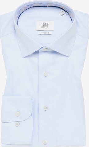 ETERNA Comfort fit Button Up Shirt in Blue