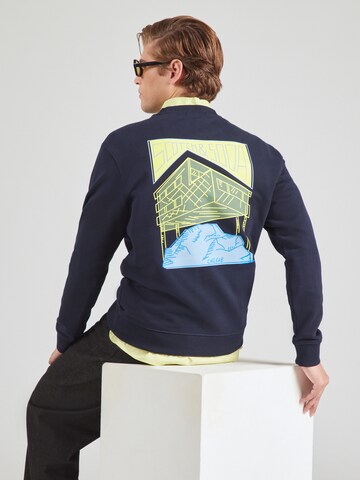SCOTCH & SODA Sweatshirt in Blauw: voorkant