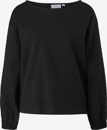 comma casual identity Sweatshirt in Zwart: voorkant