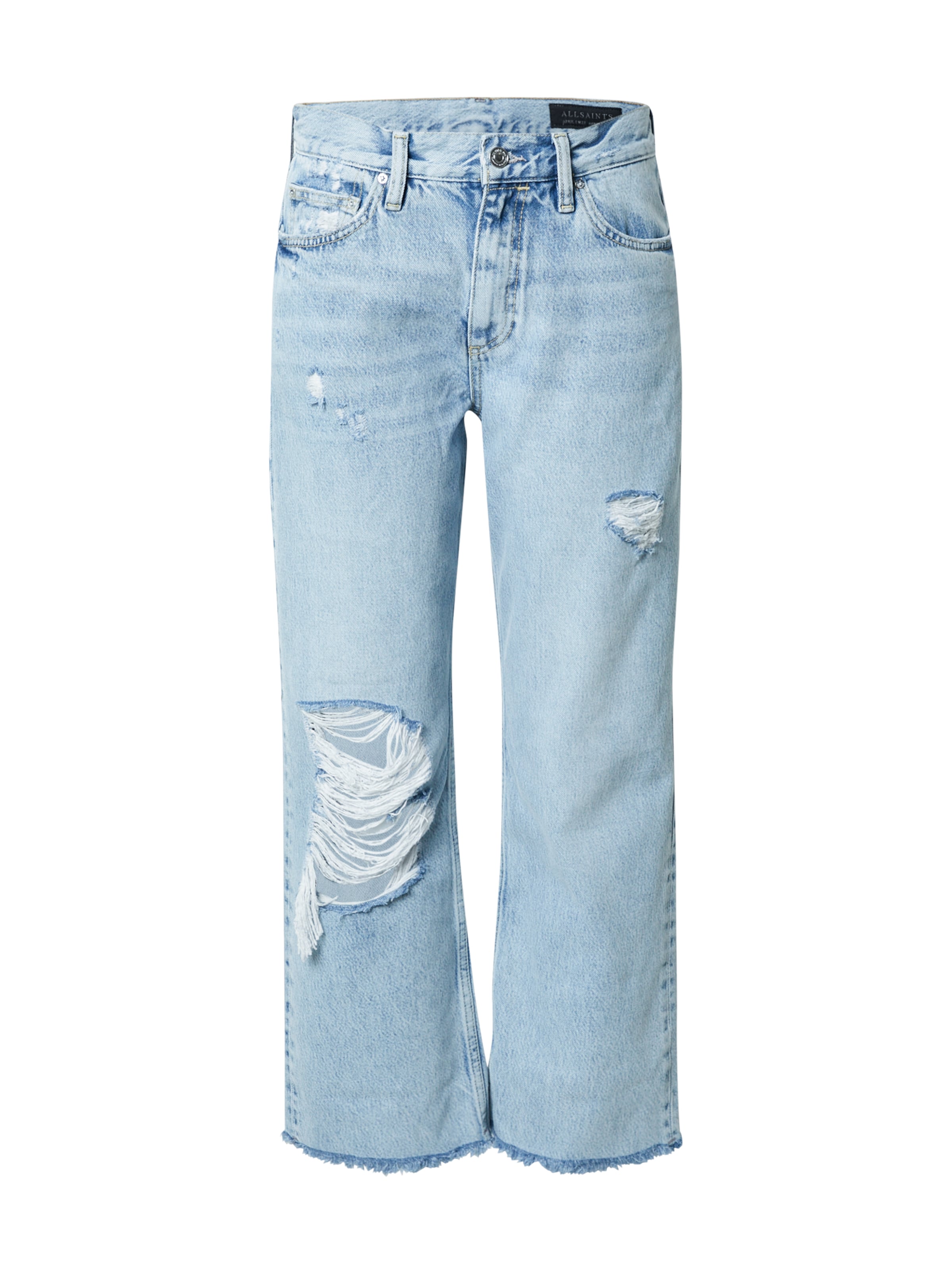 Abbigliamento Donna AllSaints Jeans April in Blu Chiaro 