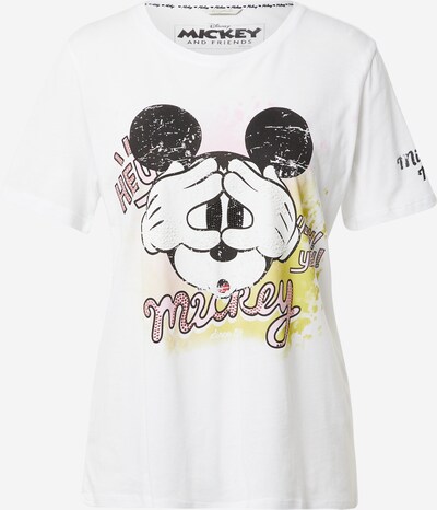 Tricou Frogbox pe galben / roz deschis / negru / alb, Vizualizare produs