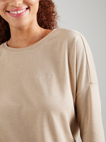 mazine - Camiseta 'Celeste' en beige