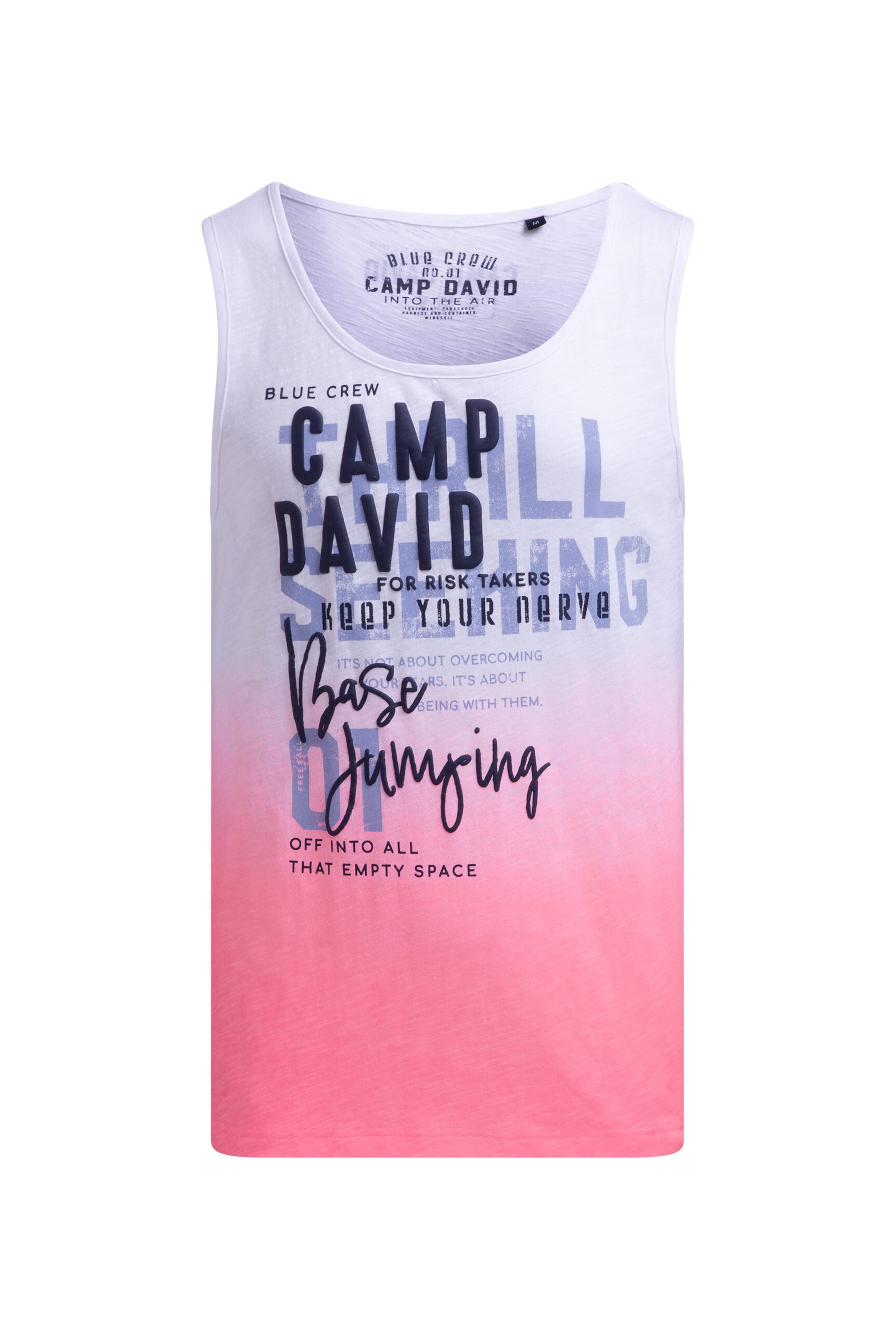 CAMP DAVID Shirt in Pink: front