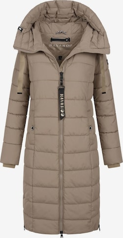 Manteau d’hiver NAVAHOO en beige : devant