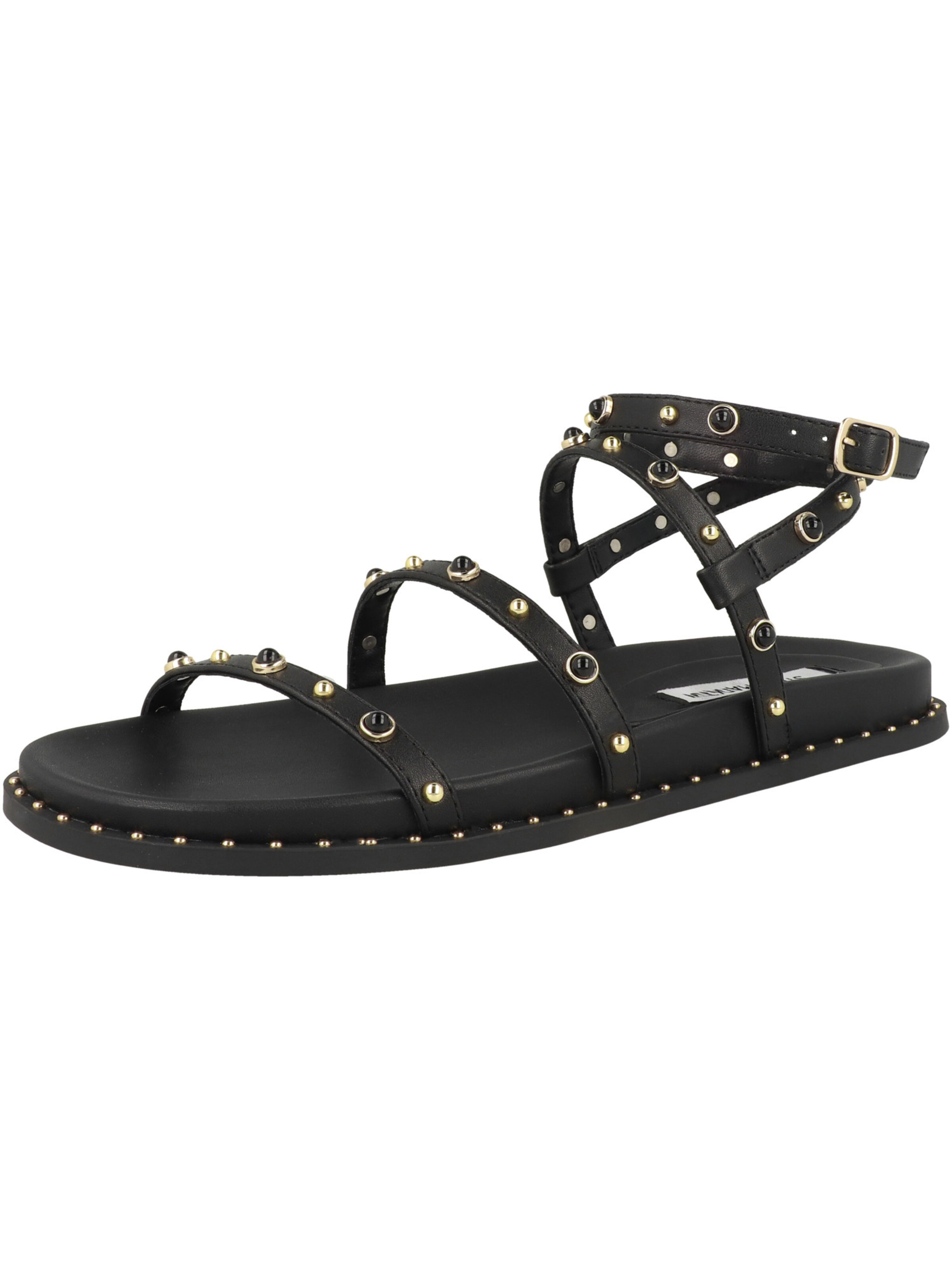 Sandales à lanières 'Stormie' STEVE MADDEN en noir : devant