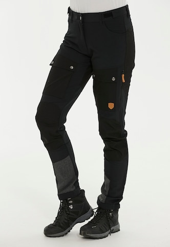 Whistler Regular Outdoor Pants 'ANISSY' in Black: front