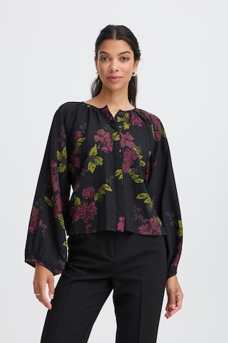 b.young - Blusa 'JANIA ' en negro: frente