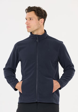 Whistler Athletic fleece jacket 'Romark' in Blue: front