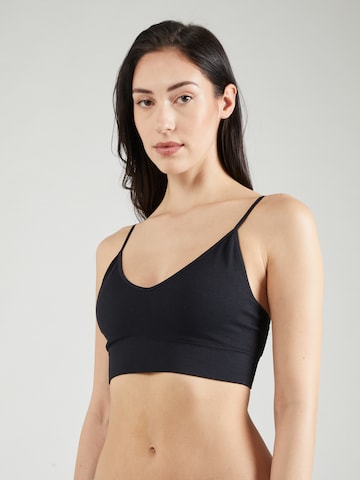 Bustier Soutien-gorge Lindex en noir : devant