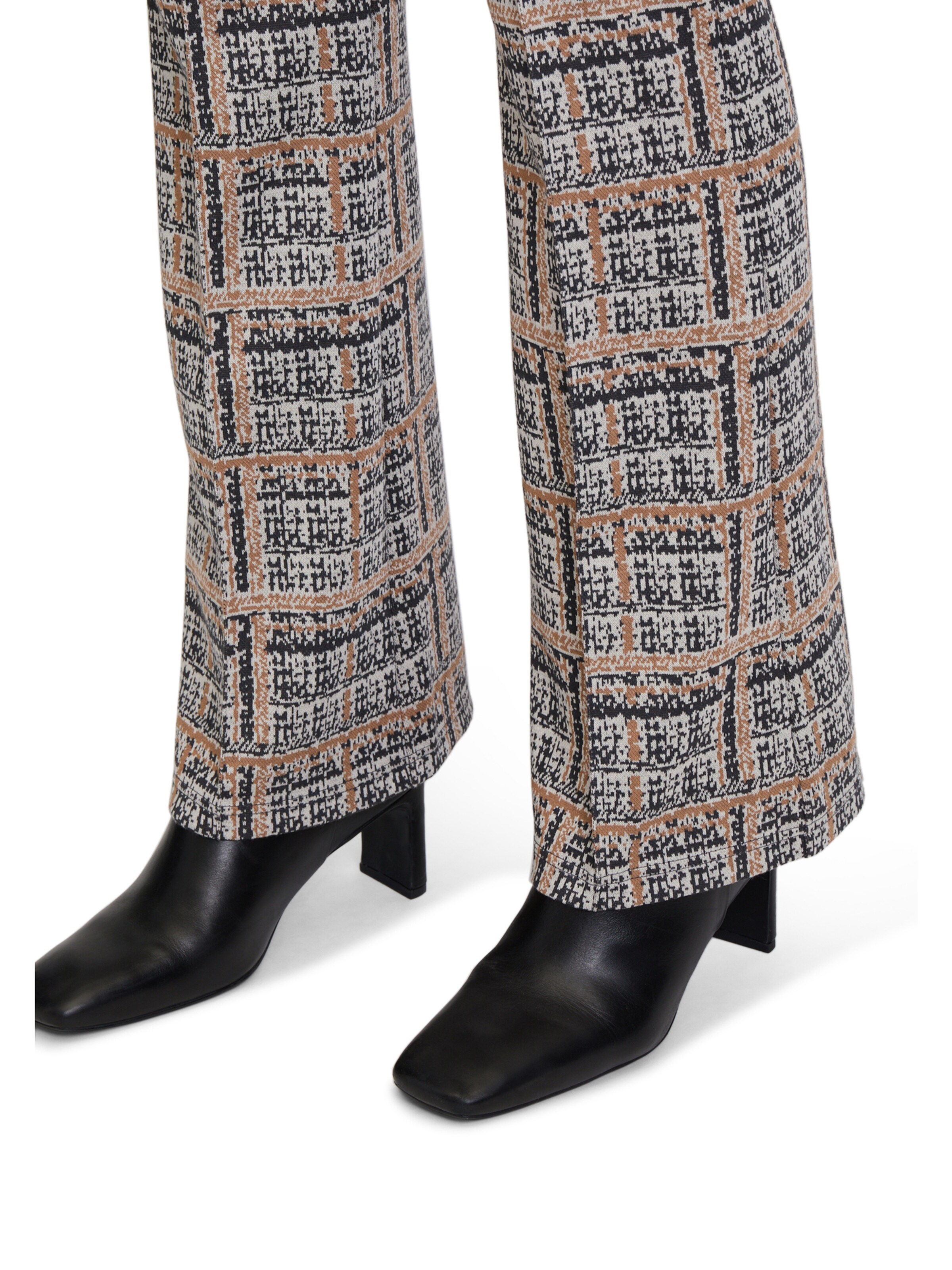 Betty Barclay Slimfit Karo-Hose Slim Fit in Grau