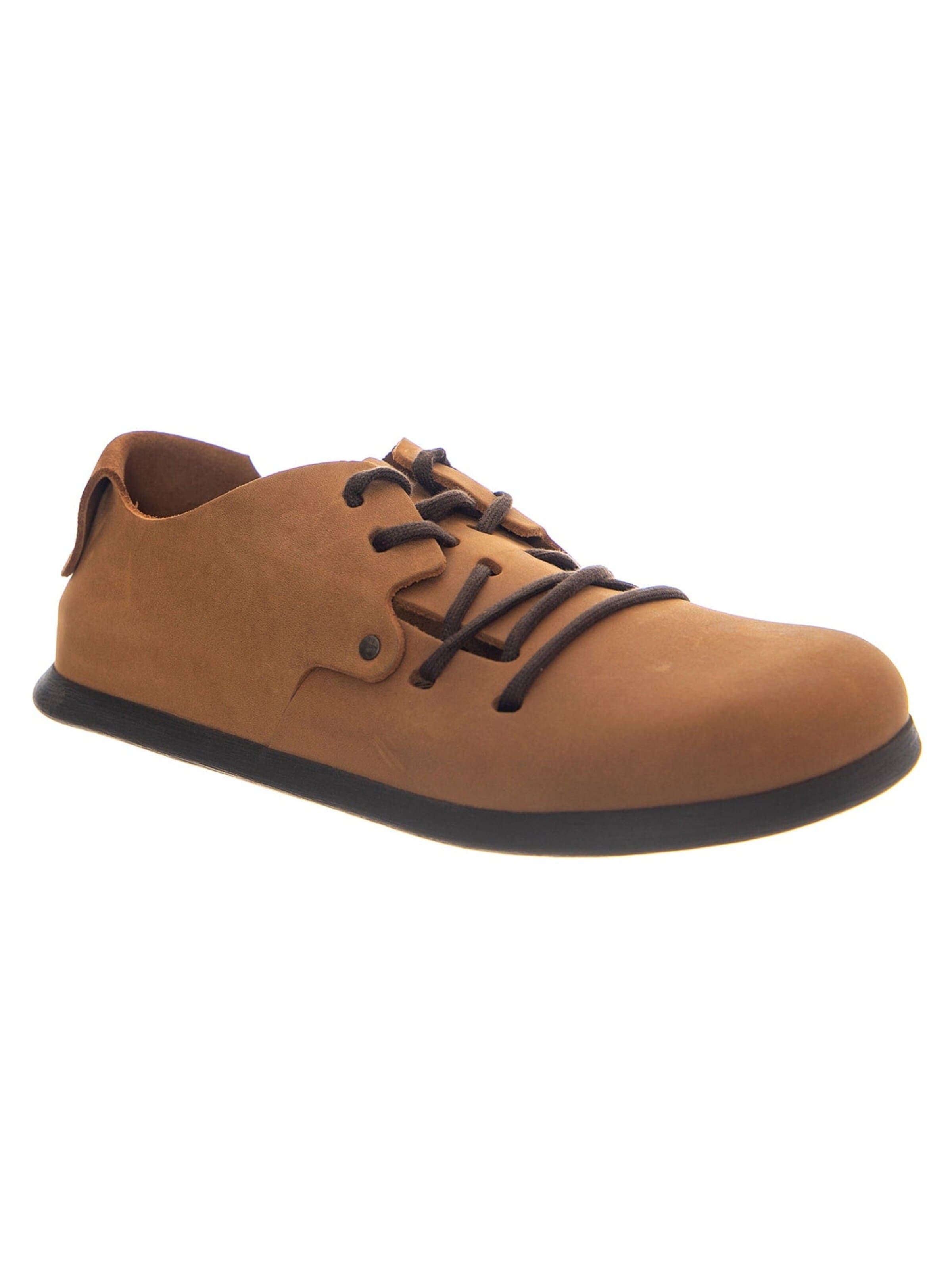 Scarpa stringata 'MONTANA OILED LEATHER' di BIRKENSTOCK in marrone: frontale
