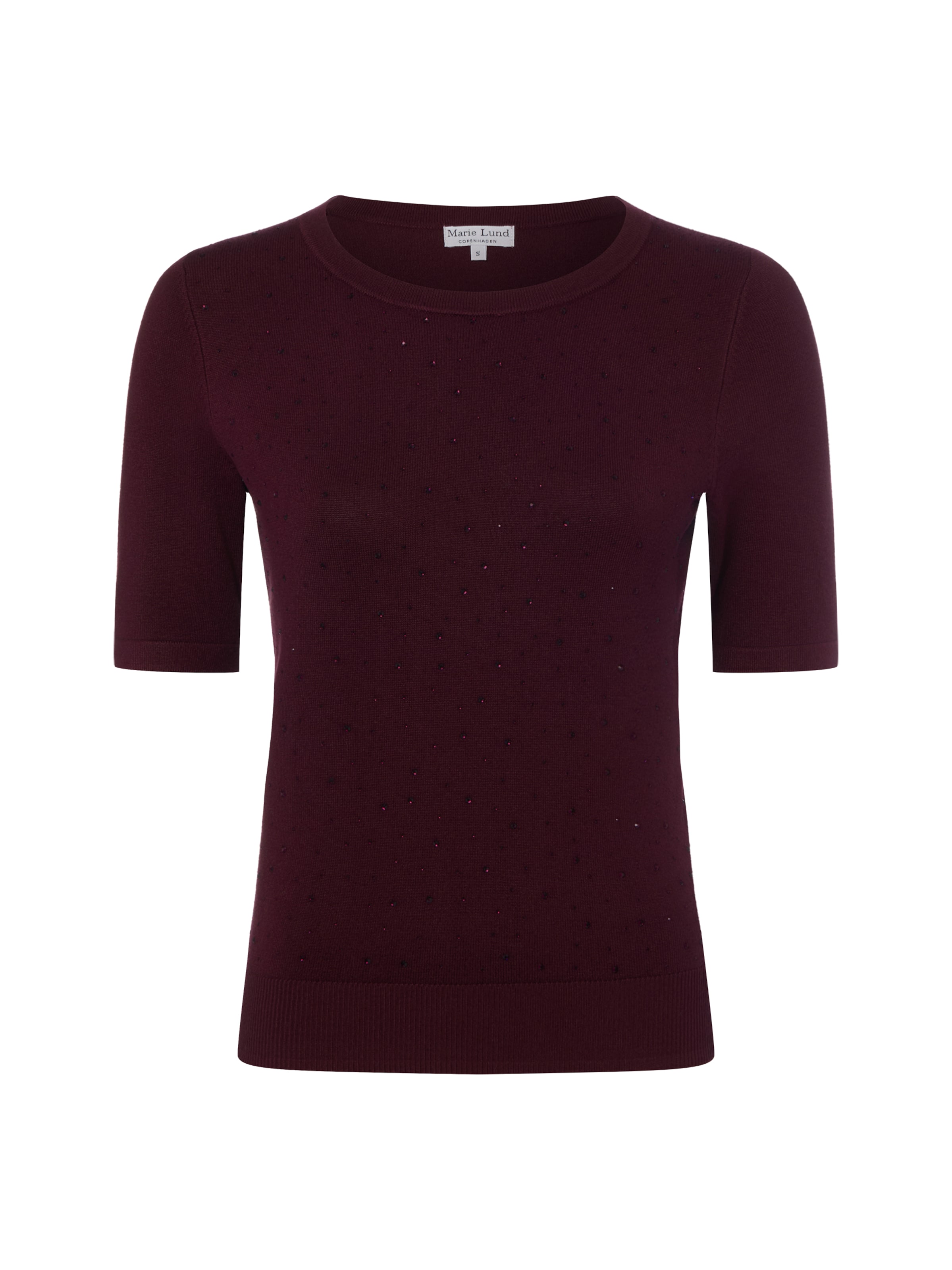 Marie Lund Pullover in Lila: Vorderseite