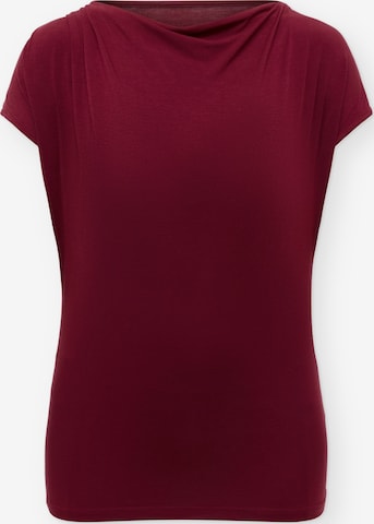 Maglia funzionale di CURARE Yogawear in rosso: frontale