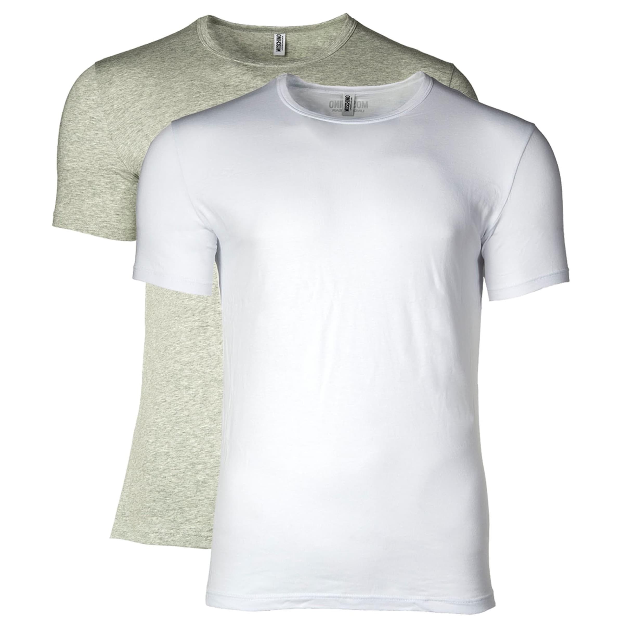 T-Shirt MOSCHINO en gris : devant