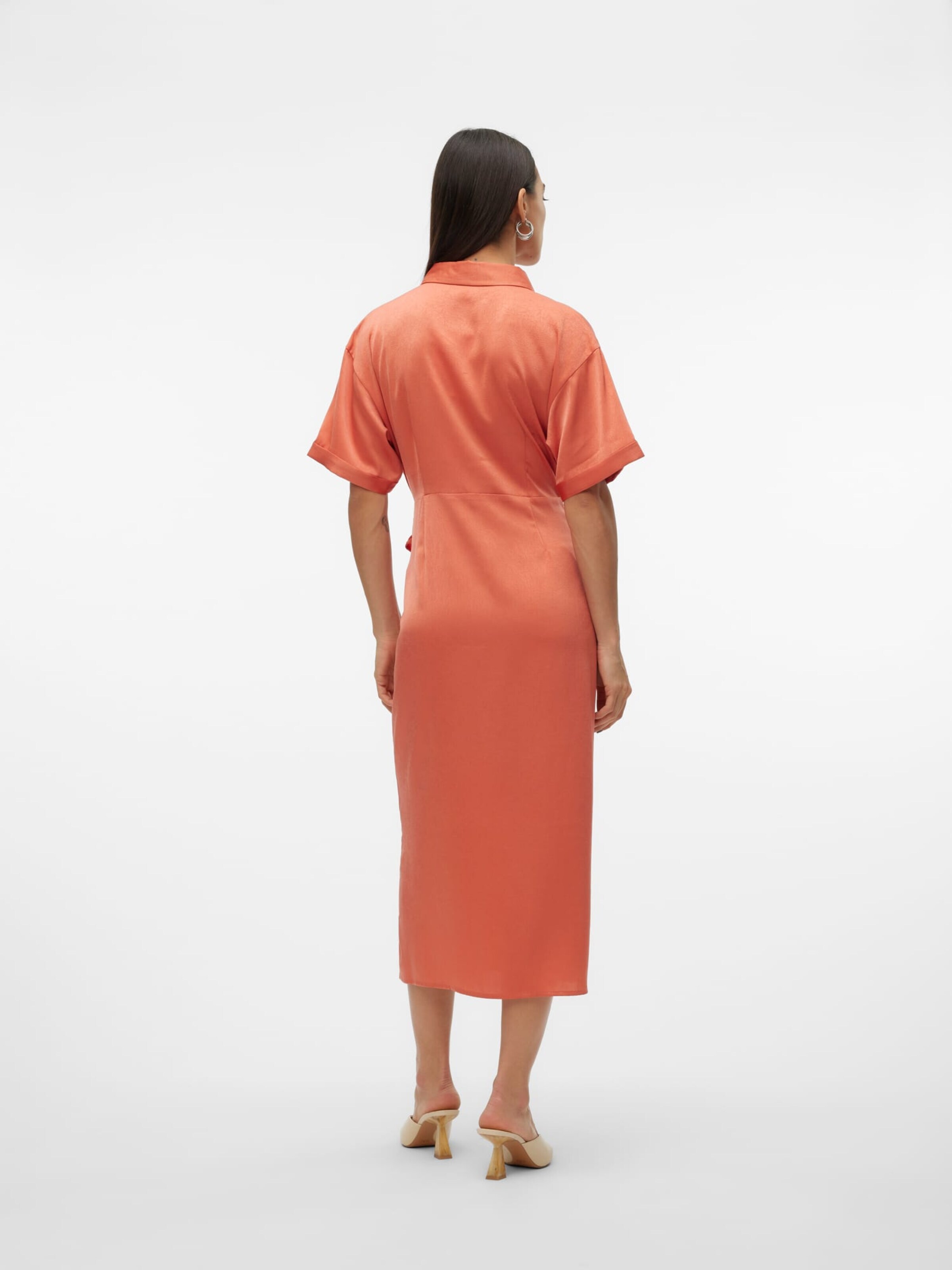 VERO MODA Jurk 'onilla' in Oranje