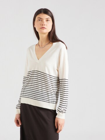 VILA Sweater 'ABELLA' in White: front