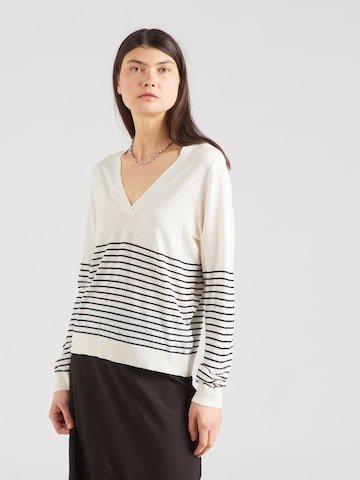 VILA - Pullover 'ABELLA' em branco: frente