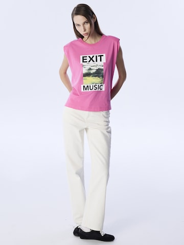 T-shirt Twist en rose