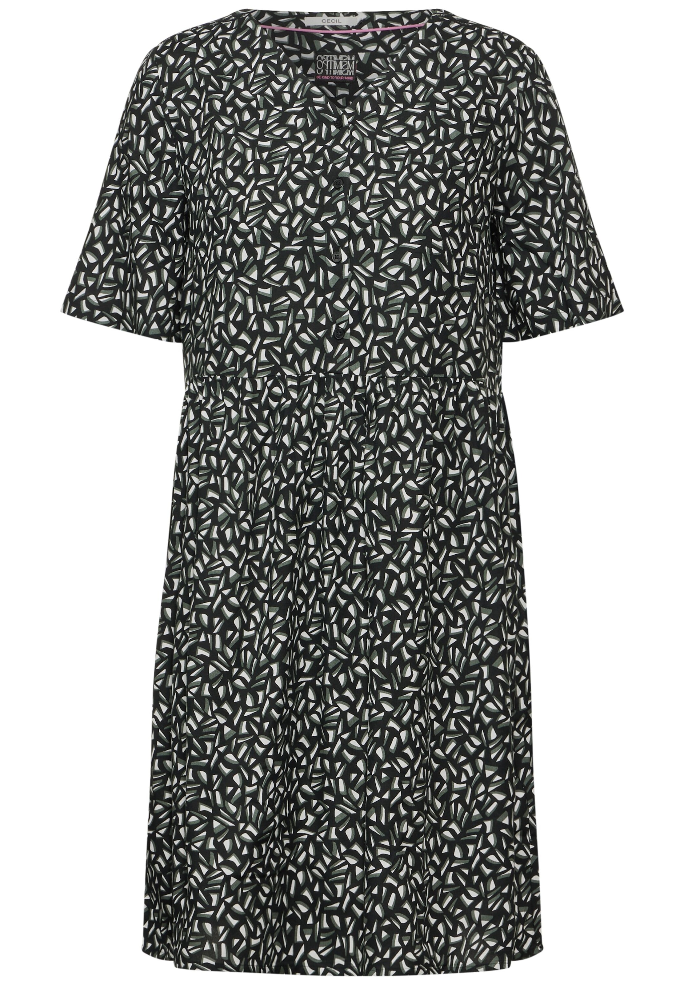 CECIL Sommerkleid in Schwarz: Vorderseite
