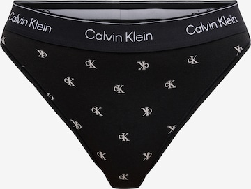 juoda Calvin Klein Underwear Moteriškos kelnaitės: priekis