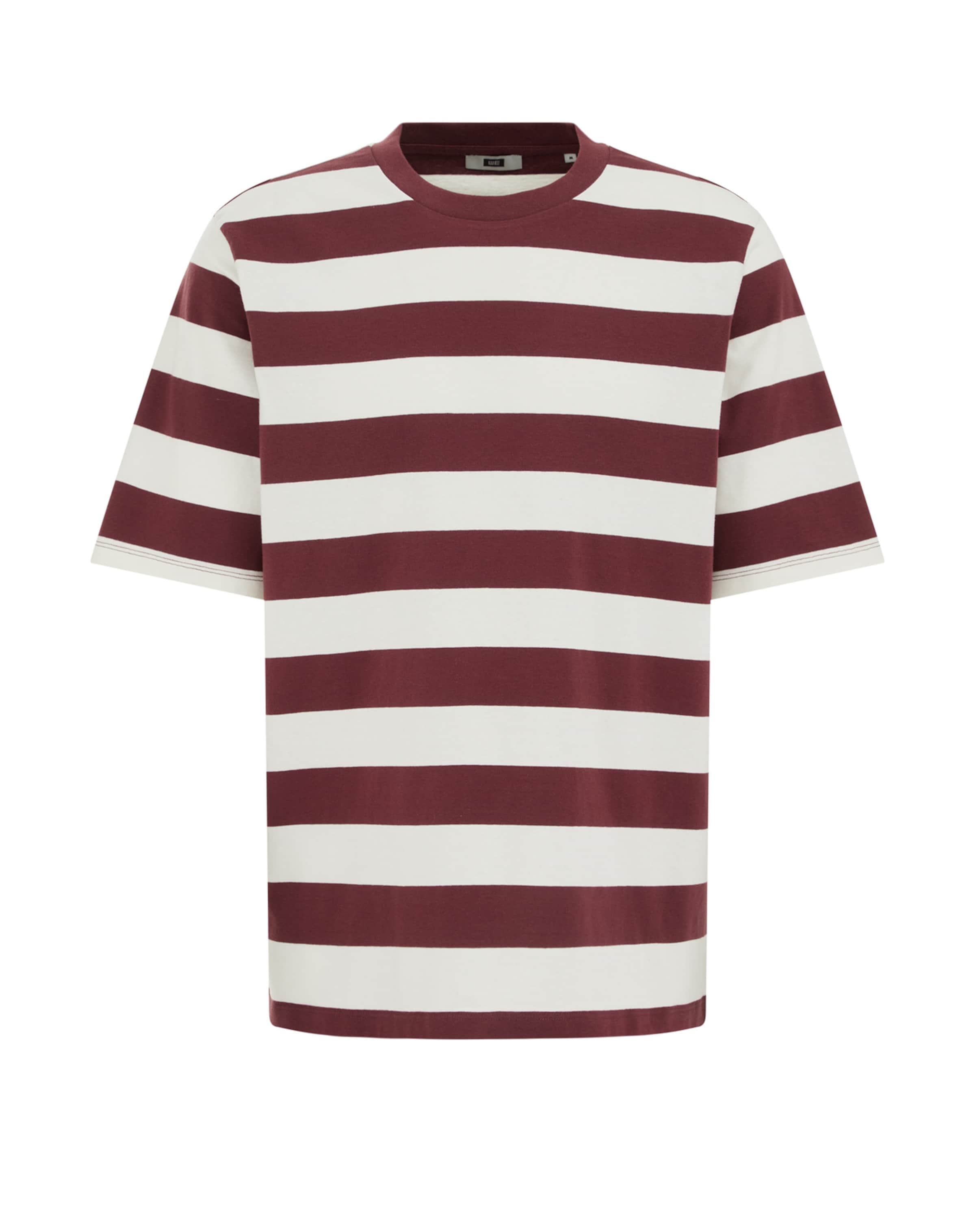 WE Fashion Shirt in Rood: voorkant