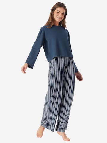 SCHIESSER Slaapshirt ' Mix Relax ' in Blauw