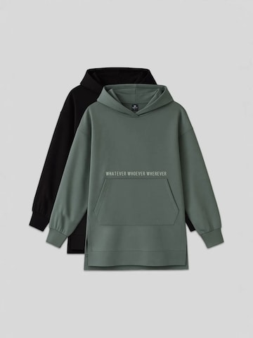 Tommy LifeSweater majica 'Sweatshirts' - crna boja: prednji dio