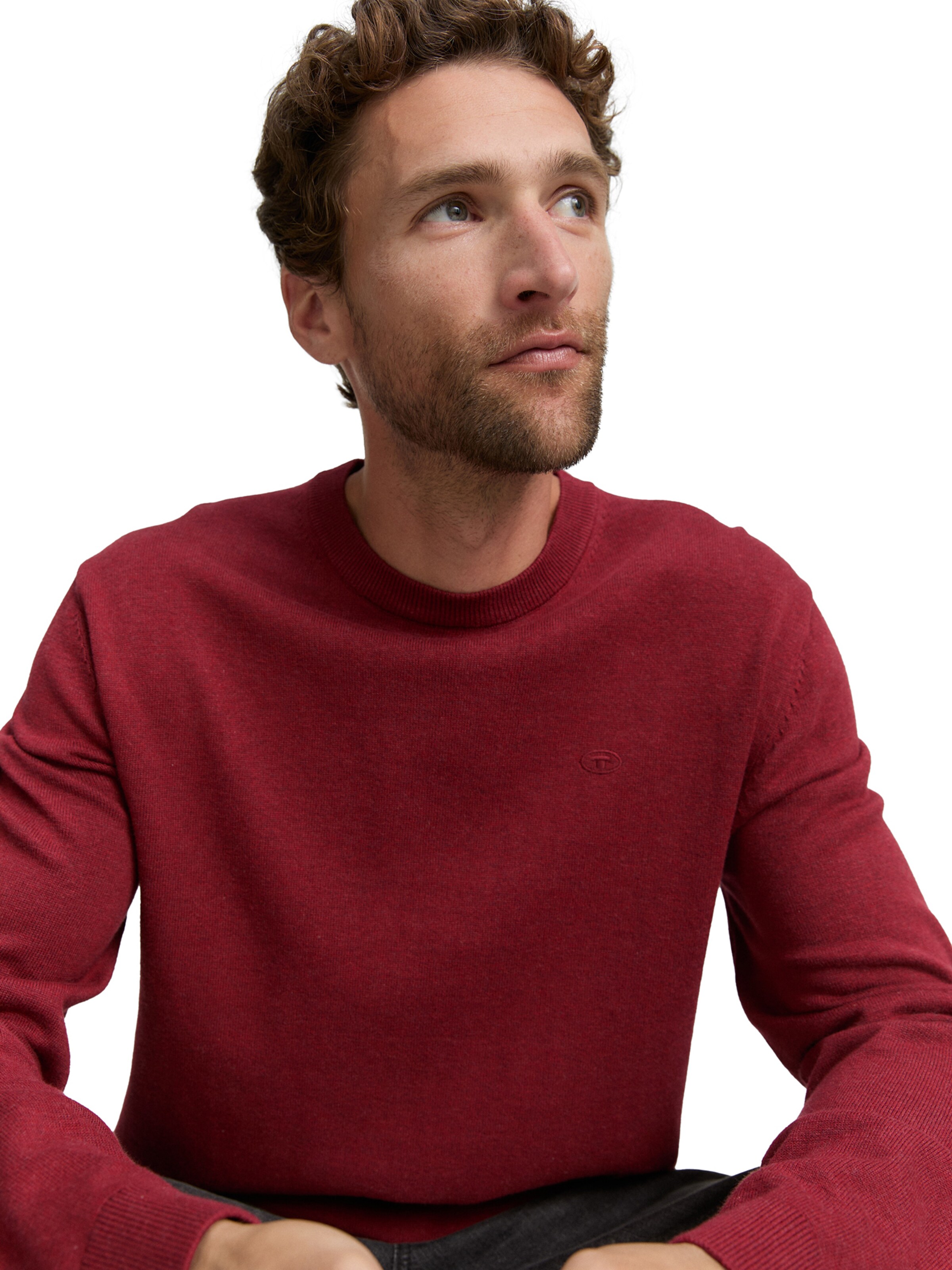 TOM TAILOR Свитер в Красный