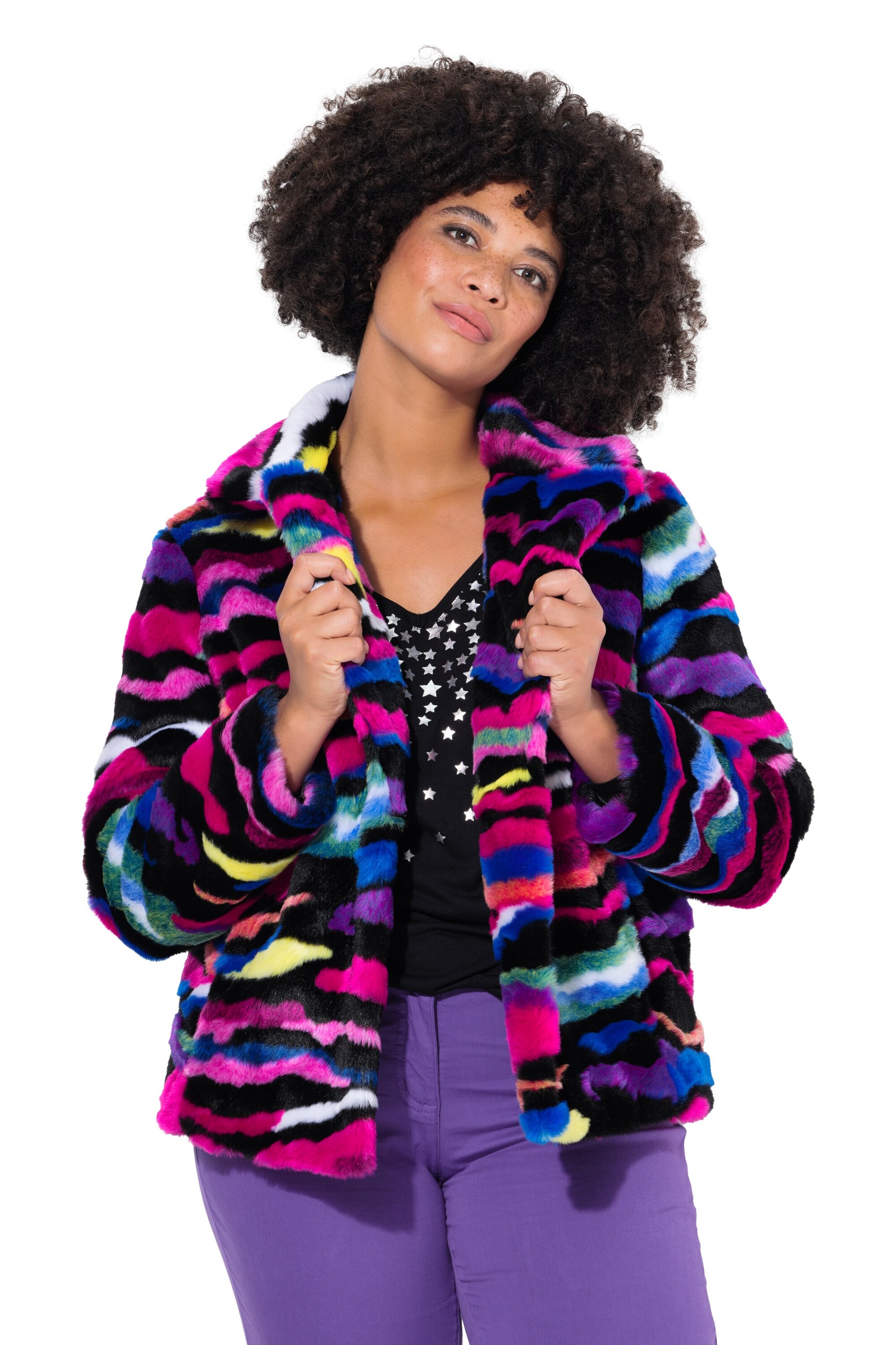 Angel of Style Übergangsjacke in Mischfarben: Vorderseite