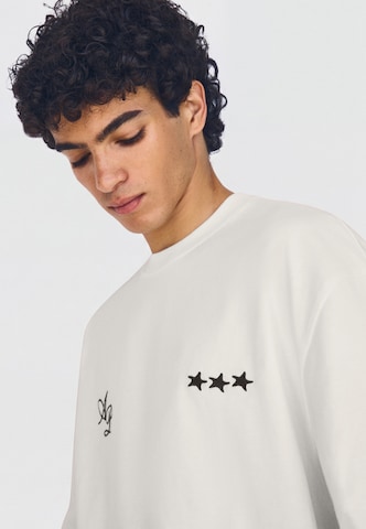 Bershka Paita värissä valkoinen
