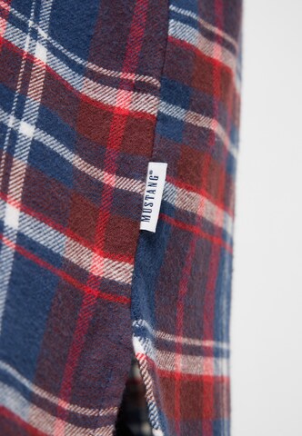 MUSTANG Bluse 'Bignell' in Blau