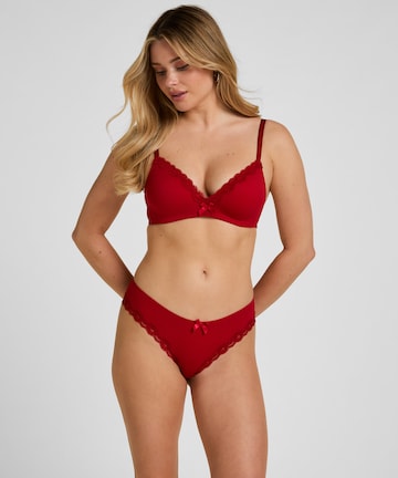 Hunkemöller Panty in Red: front