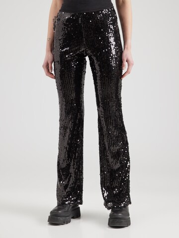 regular Pantaloni di Lindex in nero: frontale