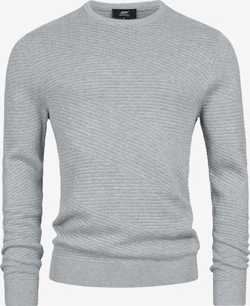Pull-over 'JFAbram' JEFF en gris : devant