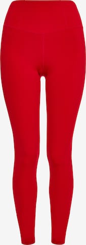 myMo ATHLSR Skinny Sportbroek in Rood: voorkant