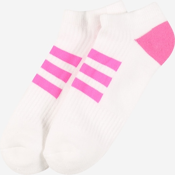 adidas Golf Athletic Socks in White: front