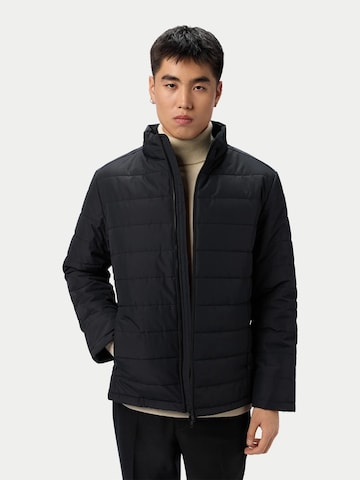 Veste mi-saison 'Men's CashmereTECH Jacket' GOBI Cashmere en noir : devant