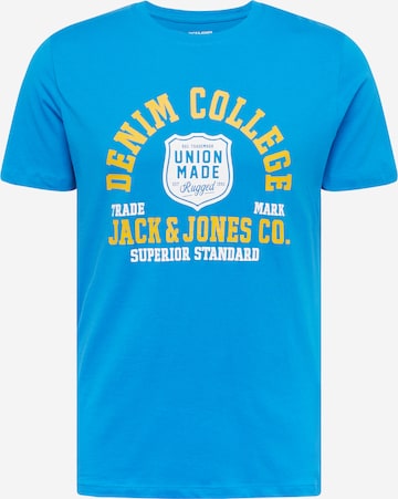 JACK & JONES قميص بلون أزرق: الأمام