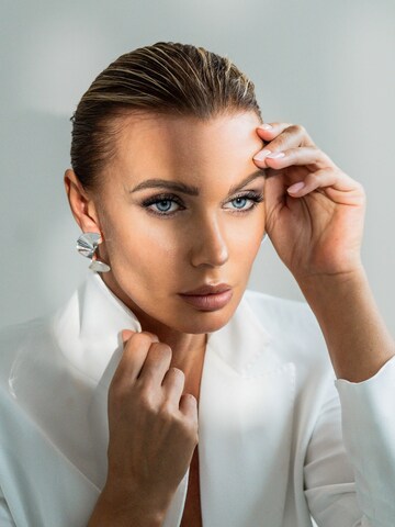 CLASSYANDFABULOUS Jewelry Ohrringe 'Sculptural Twist' in Silber