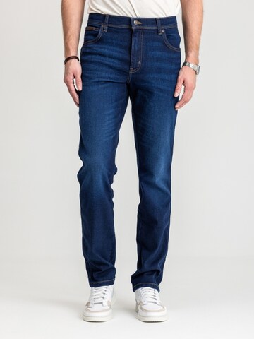WRANGLER Slim fit Jeans 'Wrangler Texas Slim Night Shade 112350865' in Blue: front