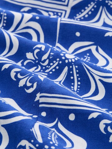 TOM TAILOR - Loosefit Pantalón plisado en azul