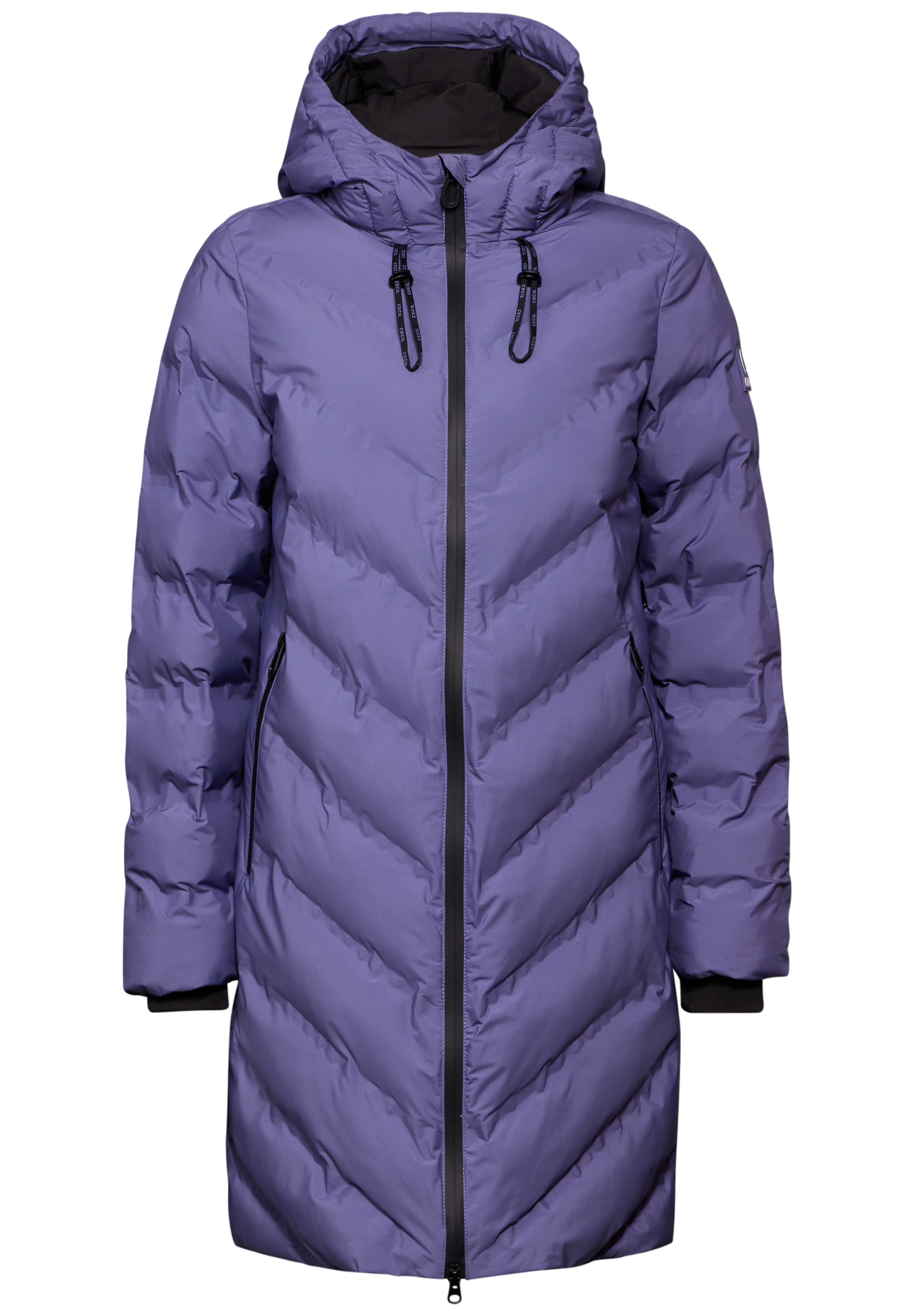 CECIL Winter Coat in Purple: front