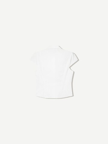 Bershka Blouse in White