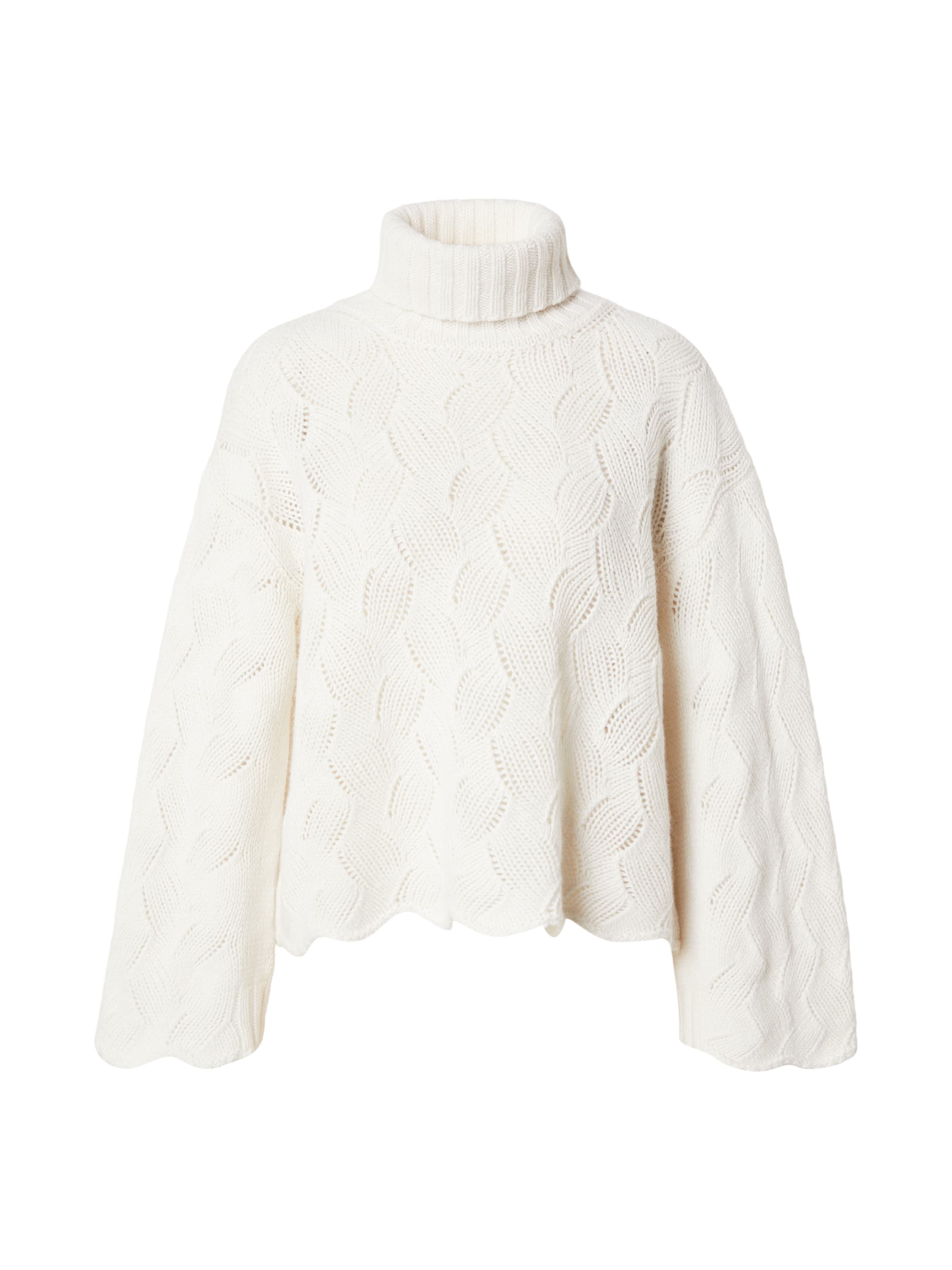 Pull-over oversize Twinset en blanc : devant